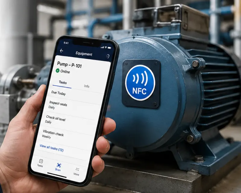 NFC and QR scanning on mobile app