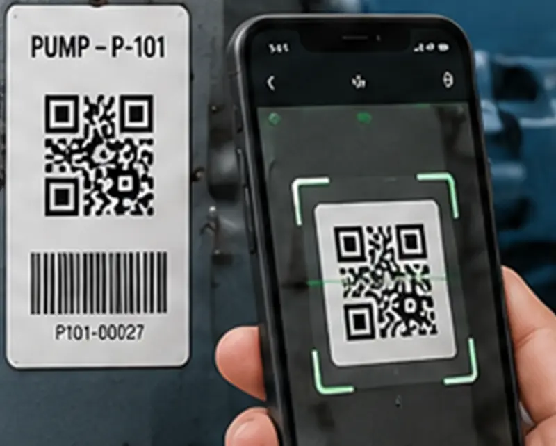 QR / barcode scanning screen