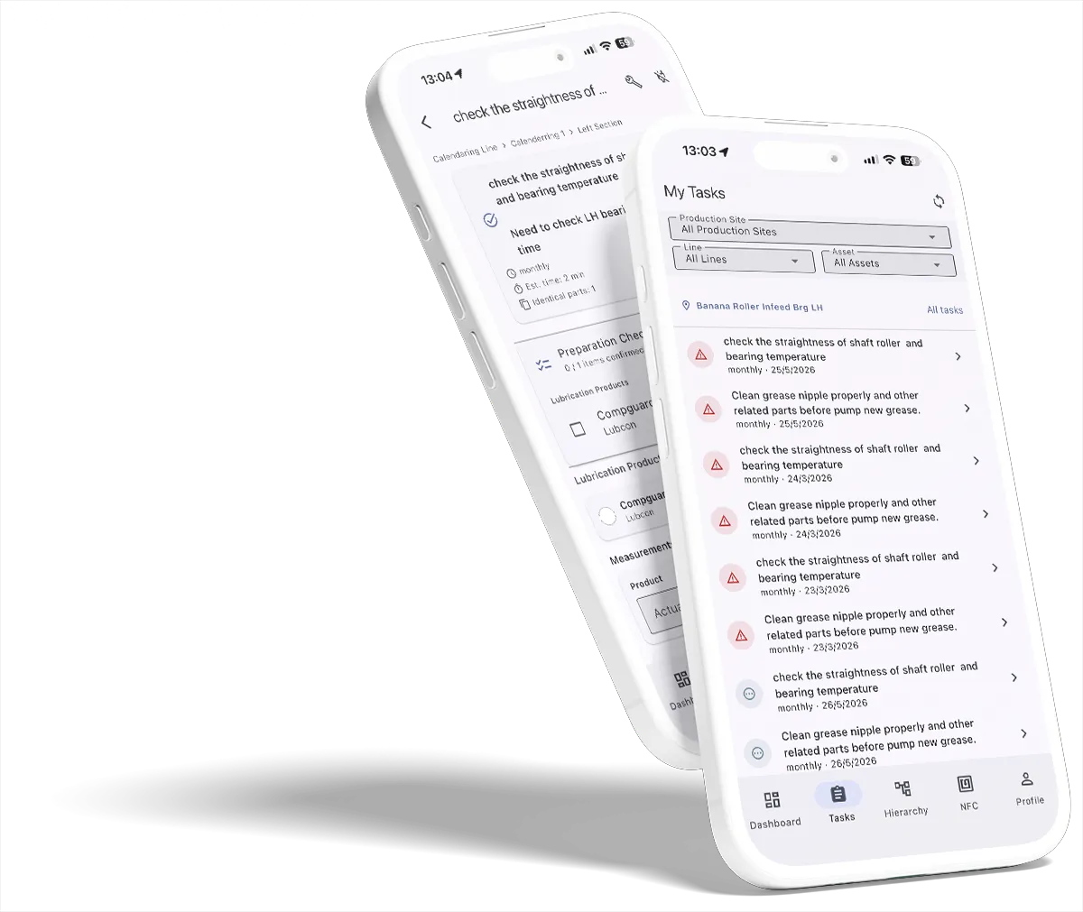 LOTO safety enforcement on mobile app