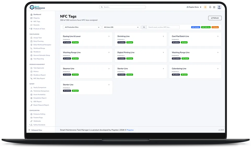 Smart Maintenance Task Manager platform overview — web dashboard and mobile app